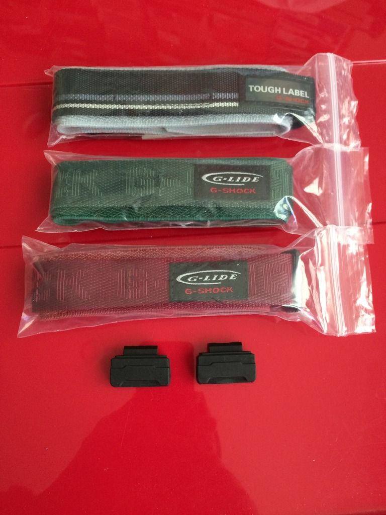 Casio GShock adapters and original velcro straps WatchUSeek Watch Forums